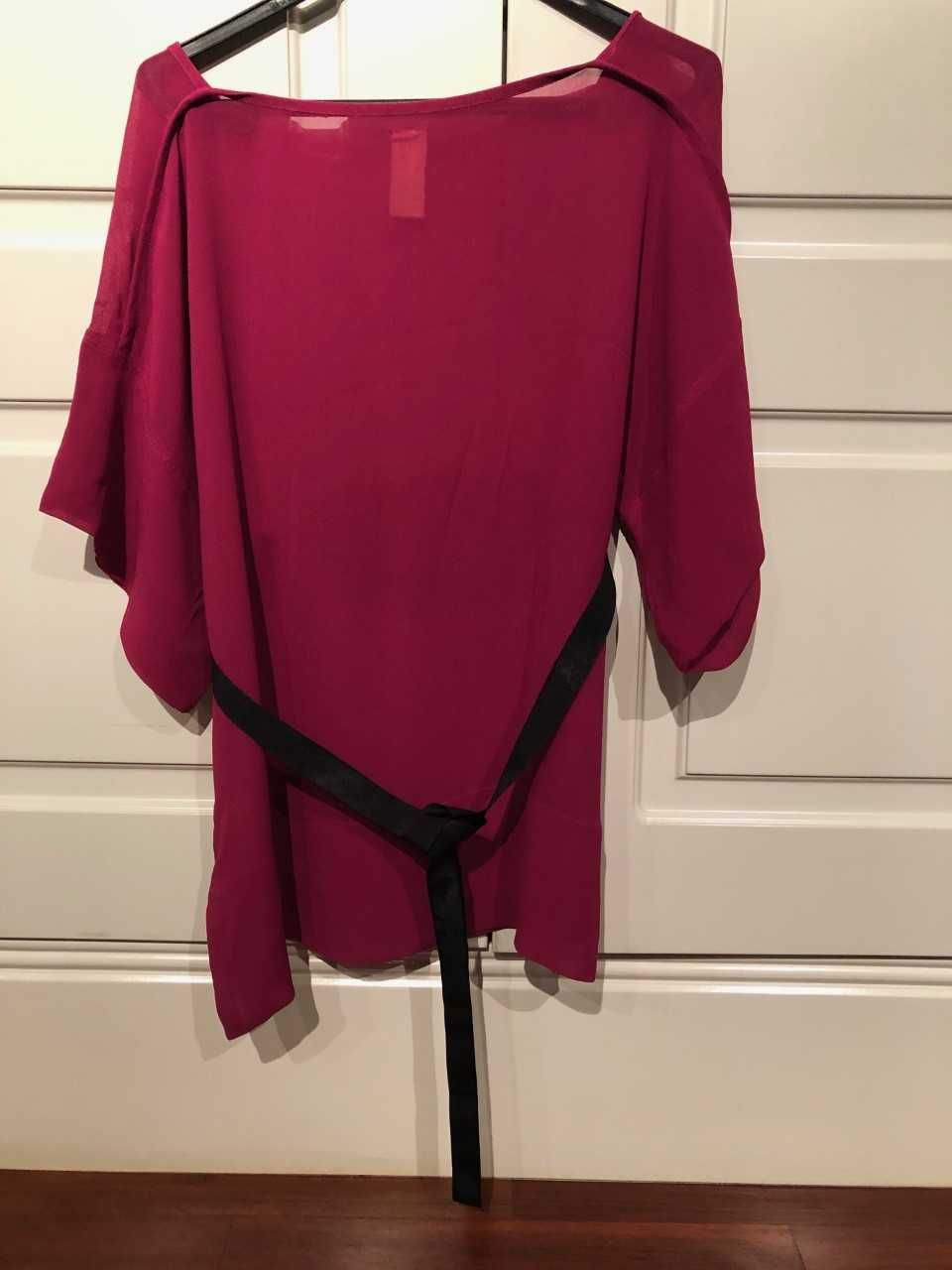 blusa / túnica cor de rosa  marca YOKANA tamanho M