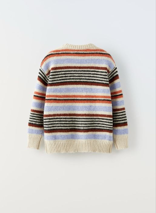 Светр ZARA новий XS смугастий дівчачий жіночий теплий вигідно