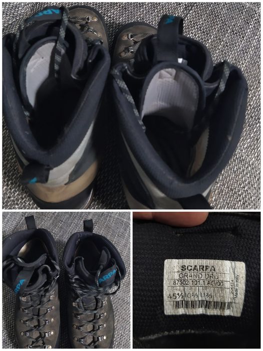 Альпіністські черевики Scarpa Grand Dru. Розмір 45,5. Устілка 29см.