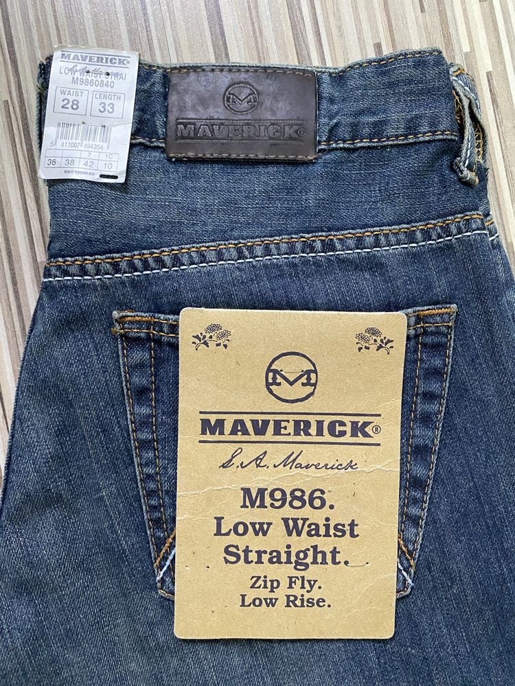 Spodnie damskie jeans dzwony 28/33 pas 74 cm Maverick Lee nowe