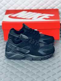 Кроссовки мужские весенние Nike Air Huarache all black кросовки Найк