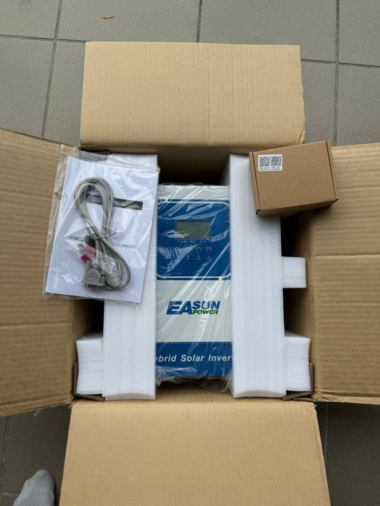 EASUN 3.2kW 24V WiFi Гібрид для СЕС + АКБ + мережі | Рішення під ключ