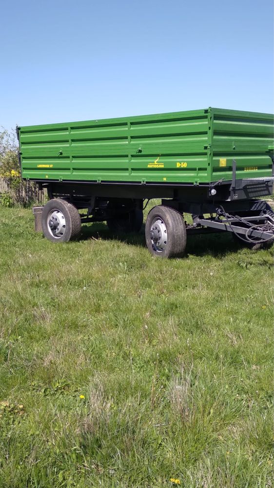 Przyczepa rolnicza Reisch 5,7T ładowności kiper na 3 strony