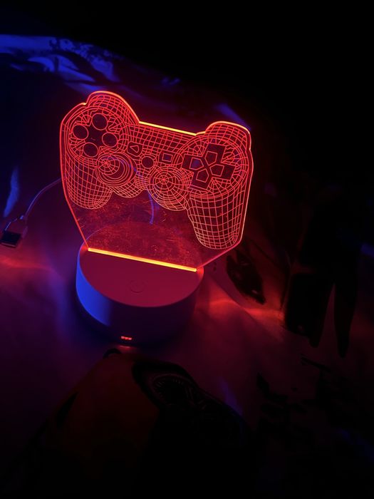 Нічник джойстик кольори