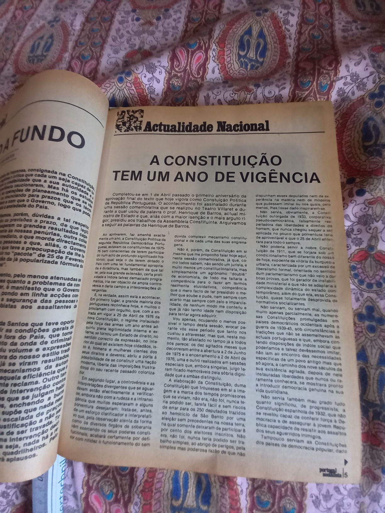 Partido Socialista livro antigo
