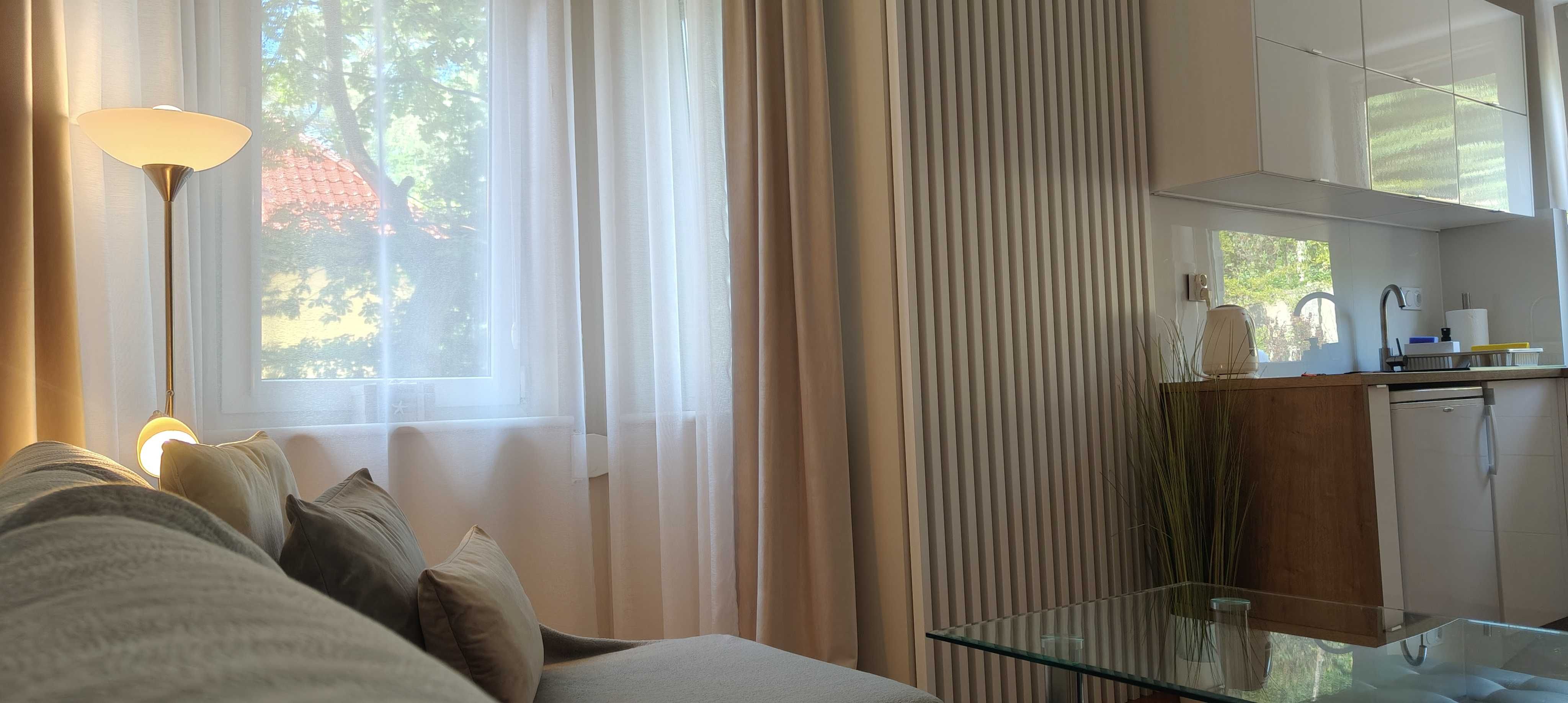 Dwupokojowy apartament nad morzem. Pobierowo