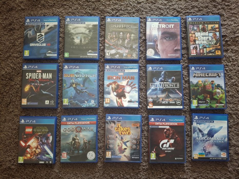 Диски на ps4-ps5