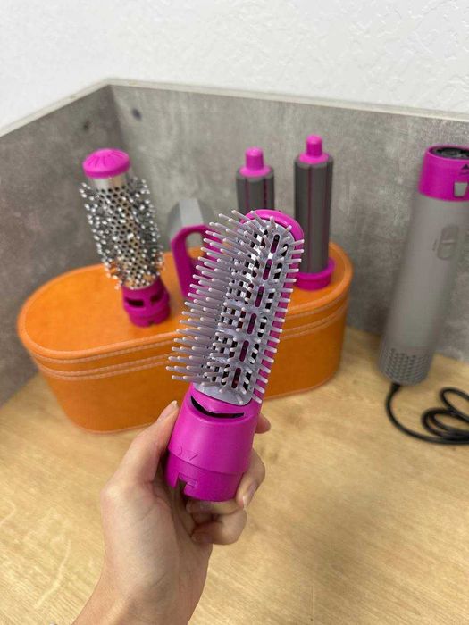 ФЕН для волос! ФЕН СТАЙЛЕР + 5 насадок + кожаный кейс! Мощный.