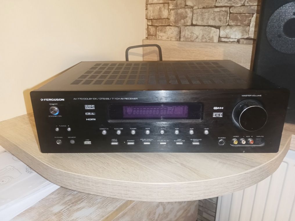 Zestaw audio wzmacniacz Ferguson AV770 + głośniki Noble