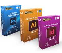 pacote Adobe 2024 ( PS + AI + ID )