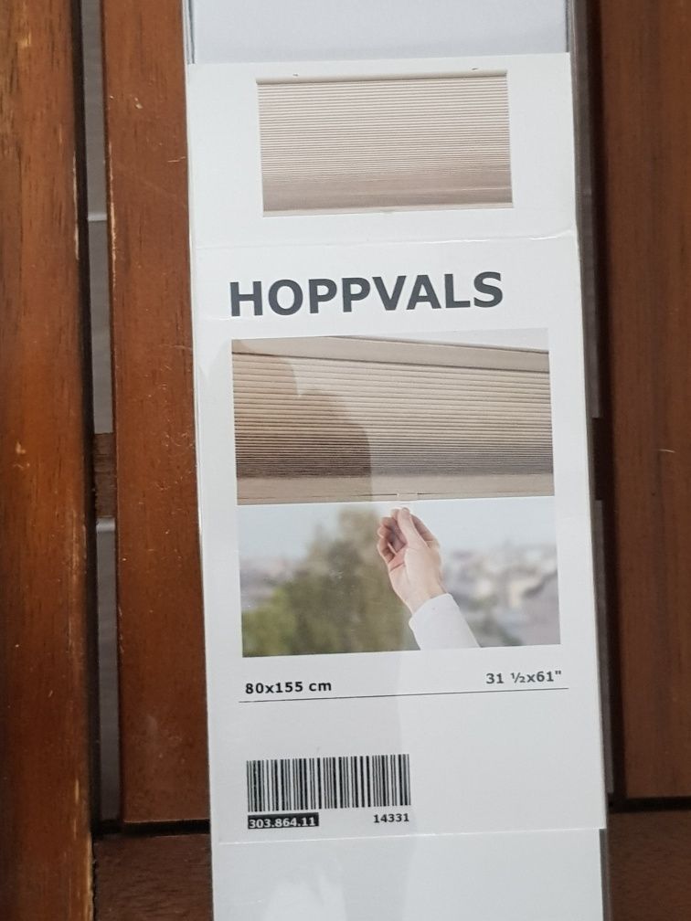 Roleta Ikea Hopvals 80x150 beżowa