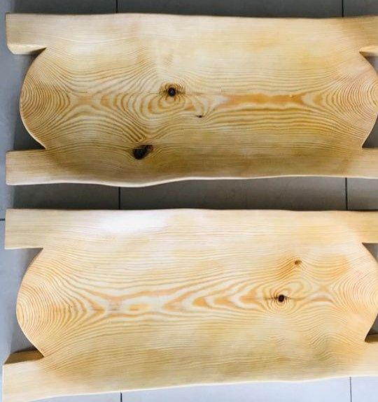 Koryto drewniane na pieczonego prosiaka DUŻE koryta na świnię XXL 100c