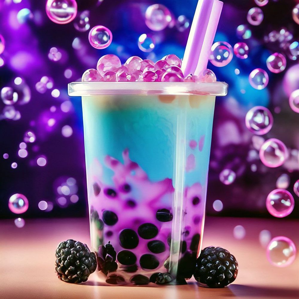 Бульбашки «popping boba»,Bubble Tea 1,8кг,Бабл ти «Шоколад», «Чорниця»