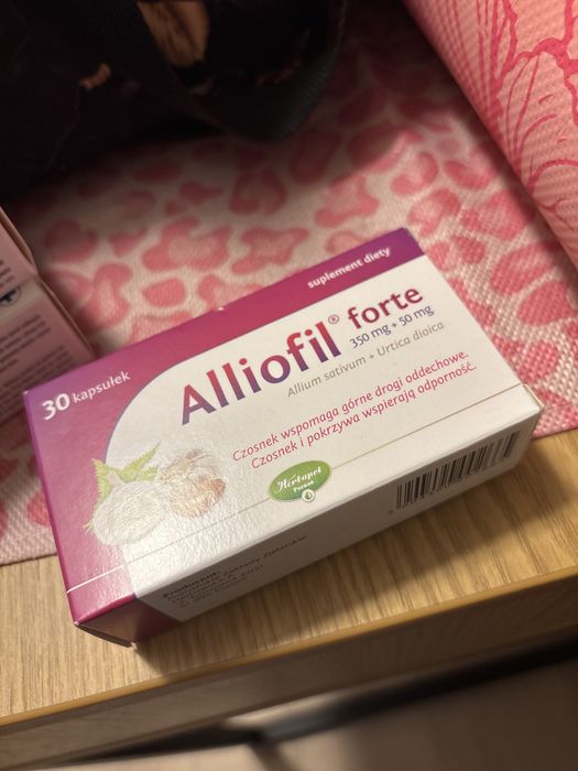 Alliofil forte czosnek w tabletkach herbapol suplement diety