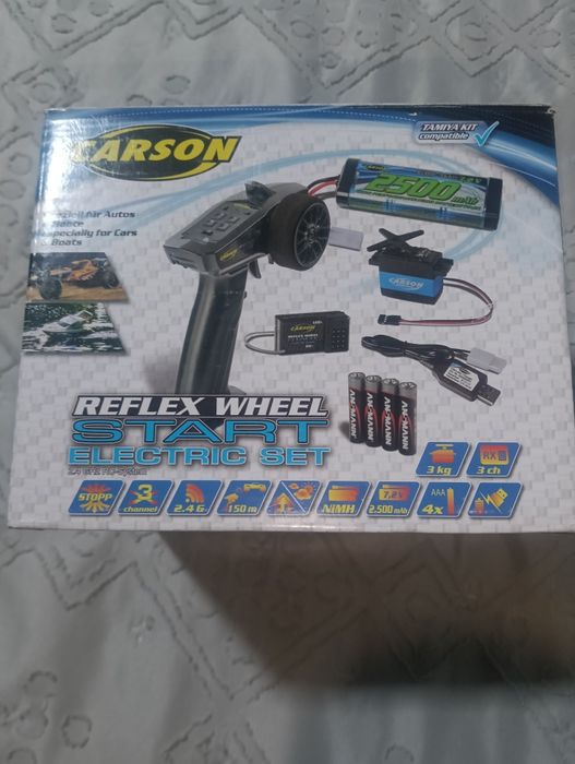 Carson reflex whell start electric set ( controlo remoto)