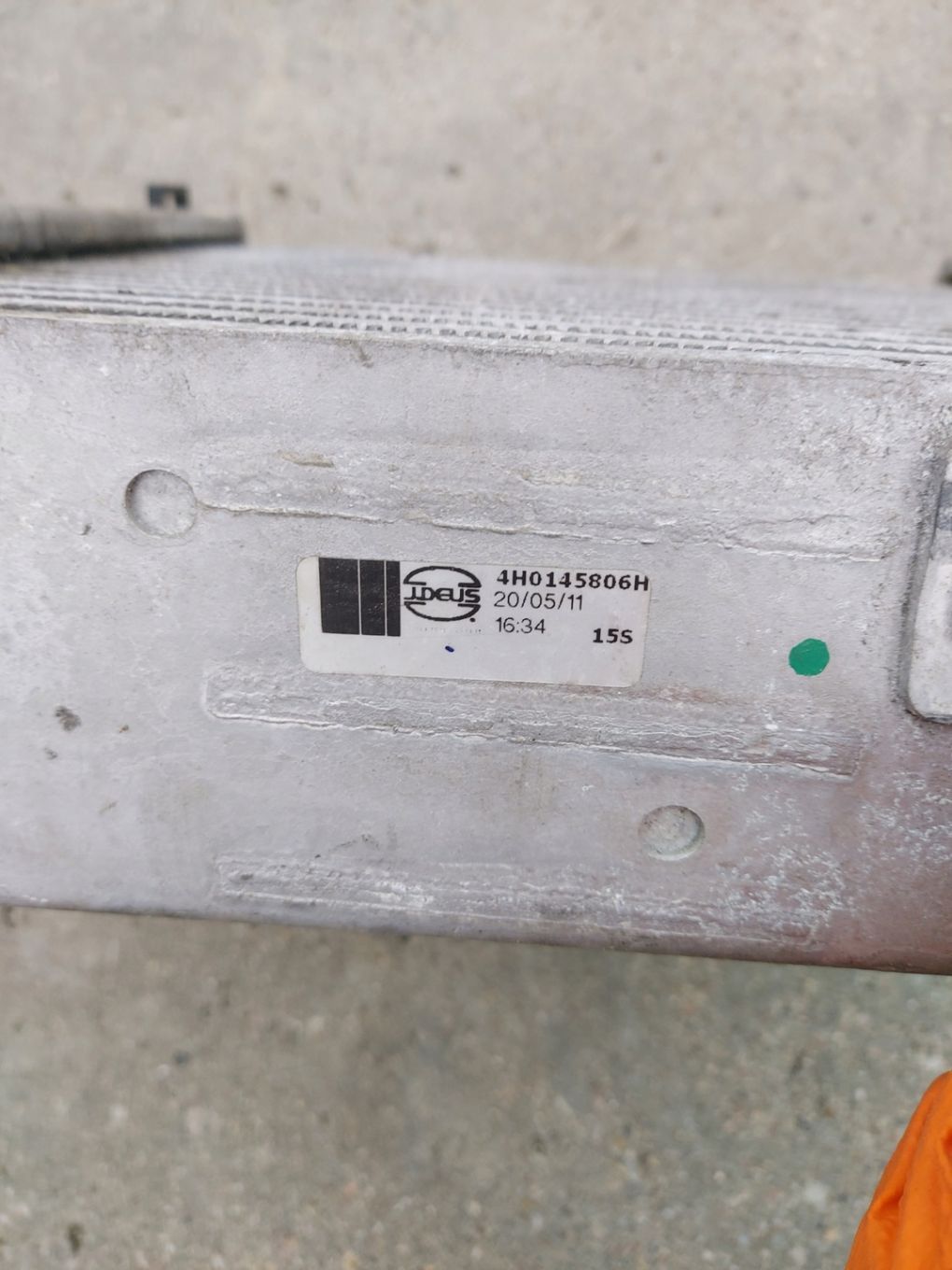 INTERCOOLER CHŁODNICA PRAWA AUDI A8 D4 4H 4.2 TDI 4H0145806H