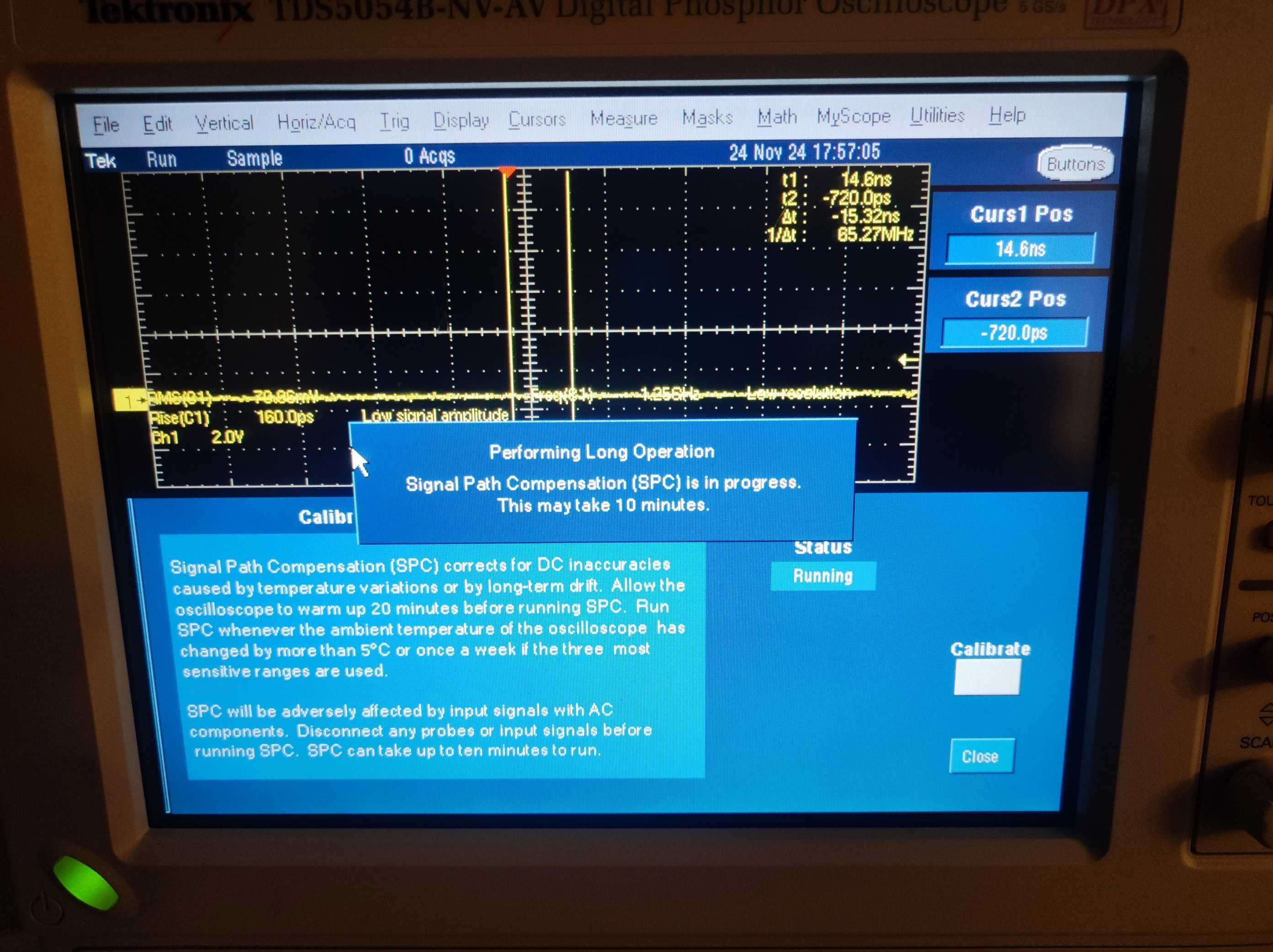Oscyloskop Tektronix 500 MHz 5GS/s TDS5054B