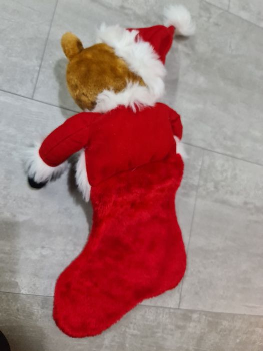 Duża skarpeta na prezent święta