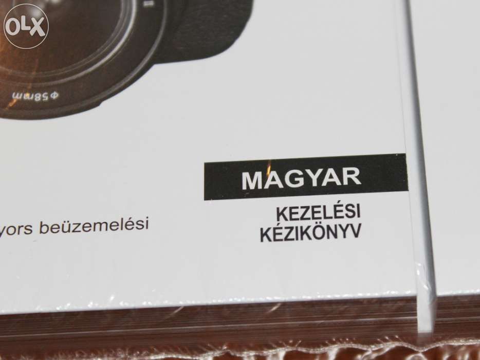 Manual canon eos 600d em hÚngaro (használati utasítás)