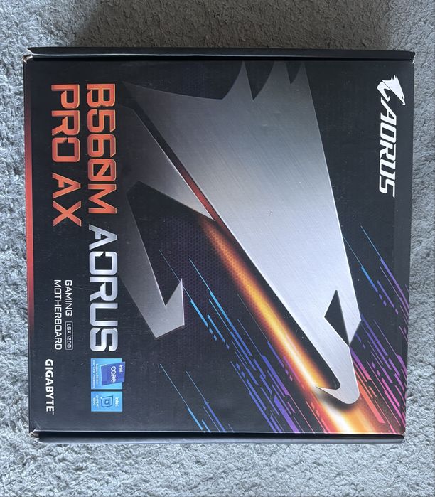 Płyta Gigabyte Aorus B560m ProAx+I5 10400f+DDR4 8Gb