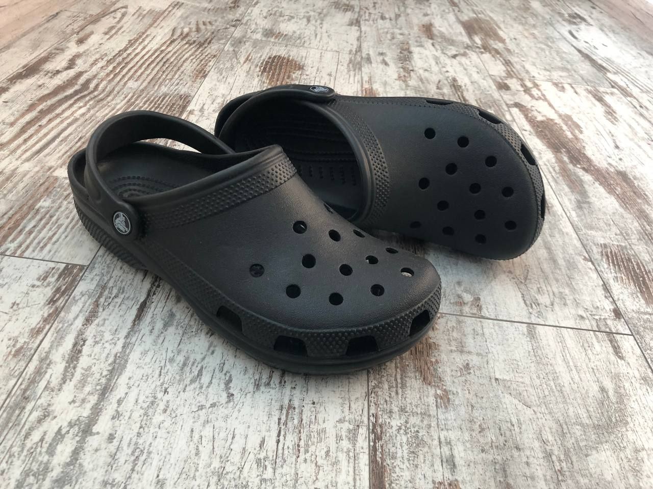 Classic Black Crocs