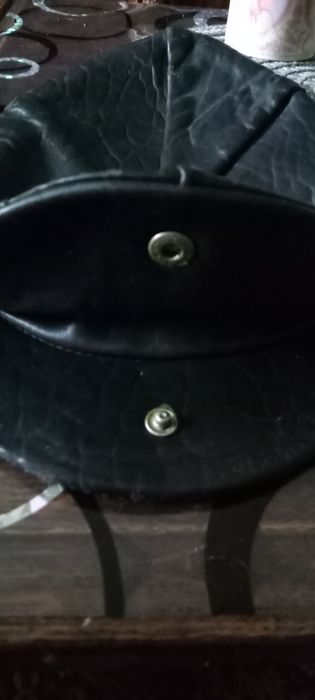 Кепка кожанная натуральная