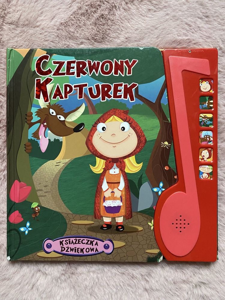 Książka z dzwiękiem Czerwony Kapturek