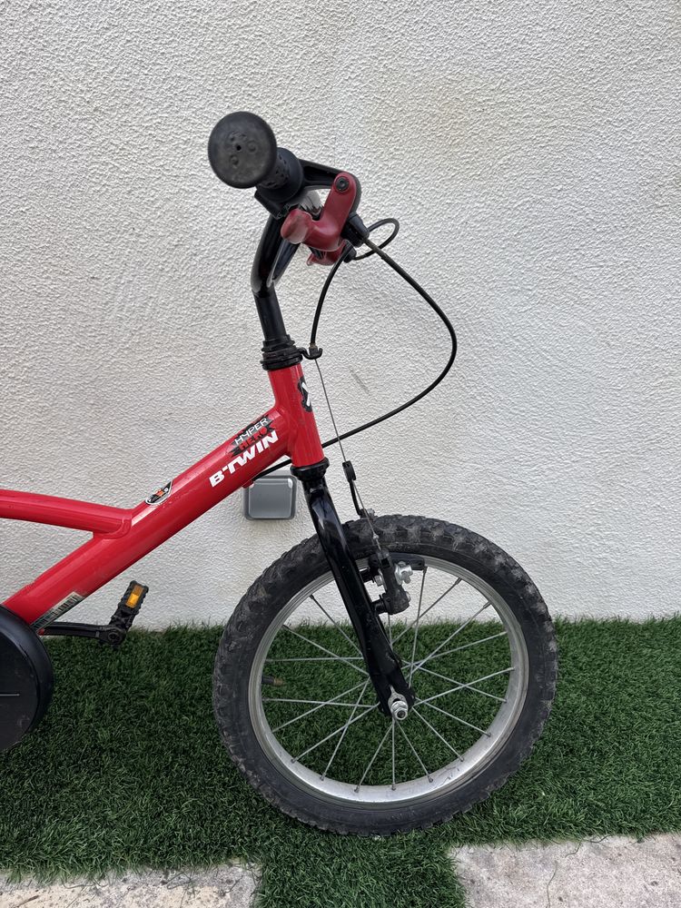 Bicicleta criança 4-6 anos B-twin decathlon roda 16”