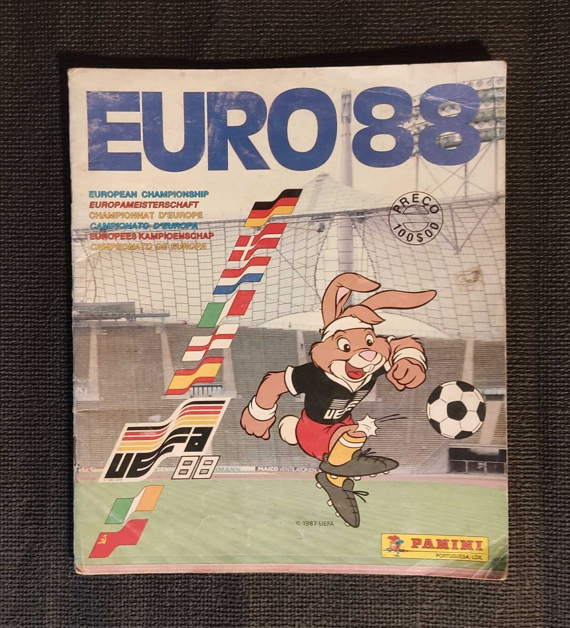 Cadernetas de futebol Euro 88, Liga Portuguesa, Fifa, Champions, etc