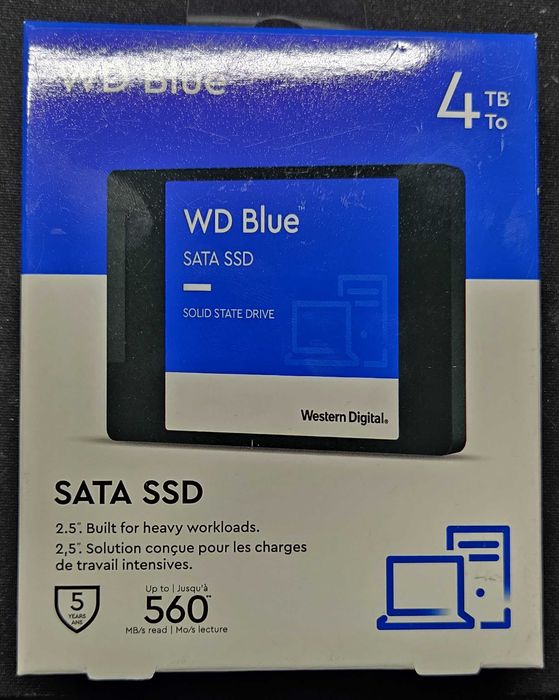 Dyski SSD WD Blue 4TB Nowe Powystawowe Dyski