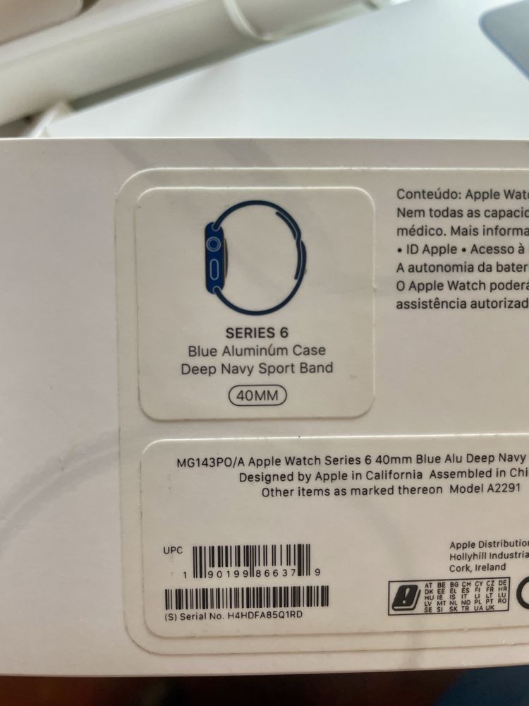 Apple Watch Blue Aluminum Case