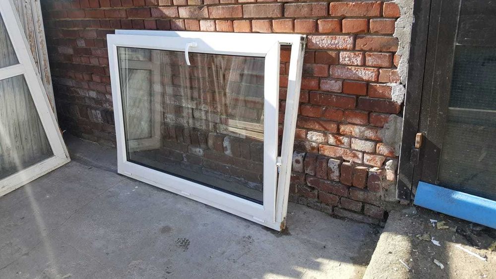Okna używane 156x107 okno uchylne pcv plastikowe DOWÓZ CAŁY KRAJ