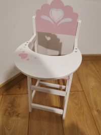 Krzesło drewniane dla lalek