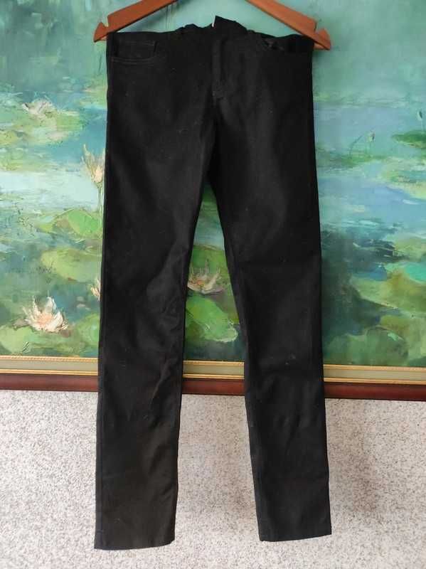 h&m nowe spodnie chinosy rurki slim casual bawełniane elastyczne