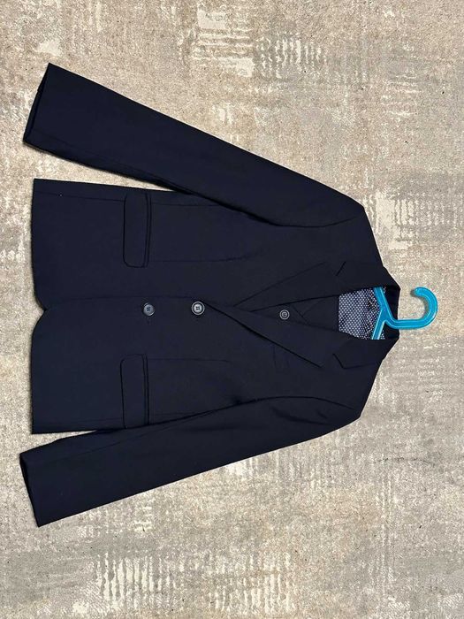 Garnitur chłopięcy (marynarka kamizelka spodnie) Cool Club 140 granat