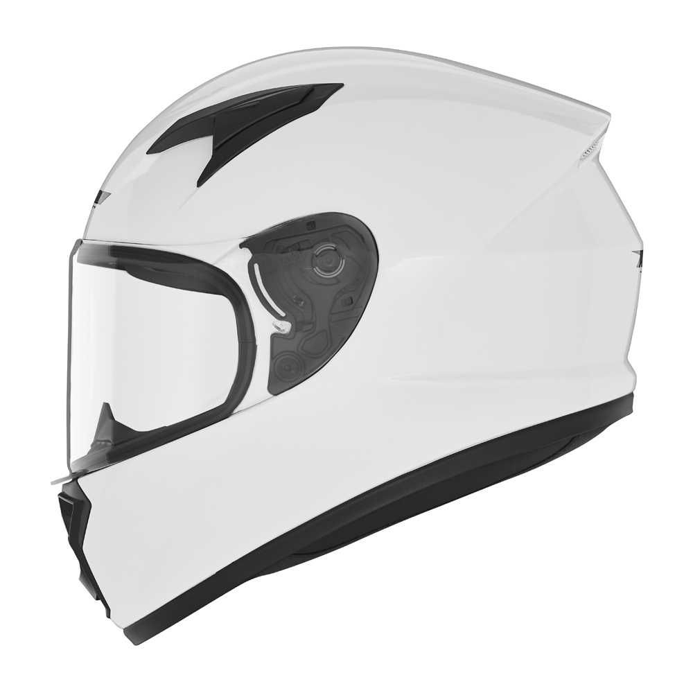 Kask Dziecięcy Junior NOX Biały i Czarny Na motor ATV Quad Cross