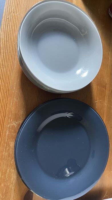 Talerze obiadowe głębokie i płytkie