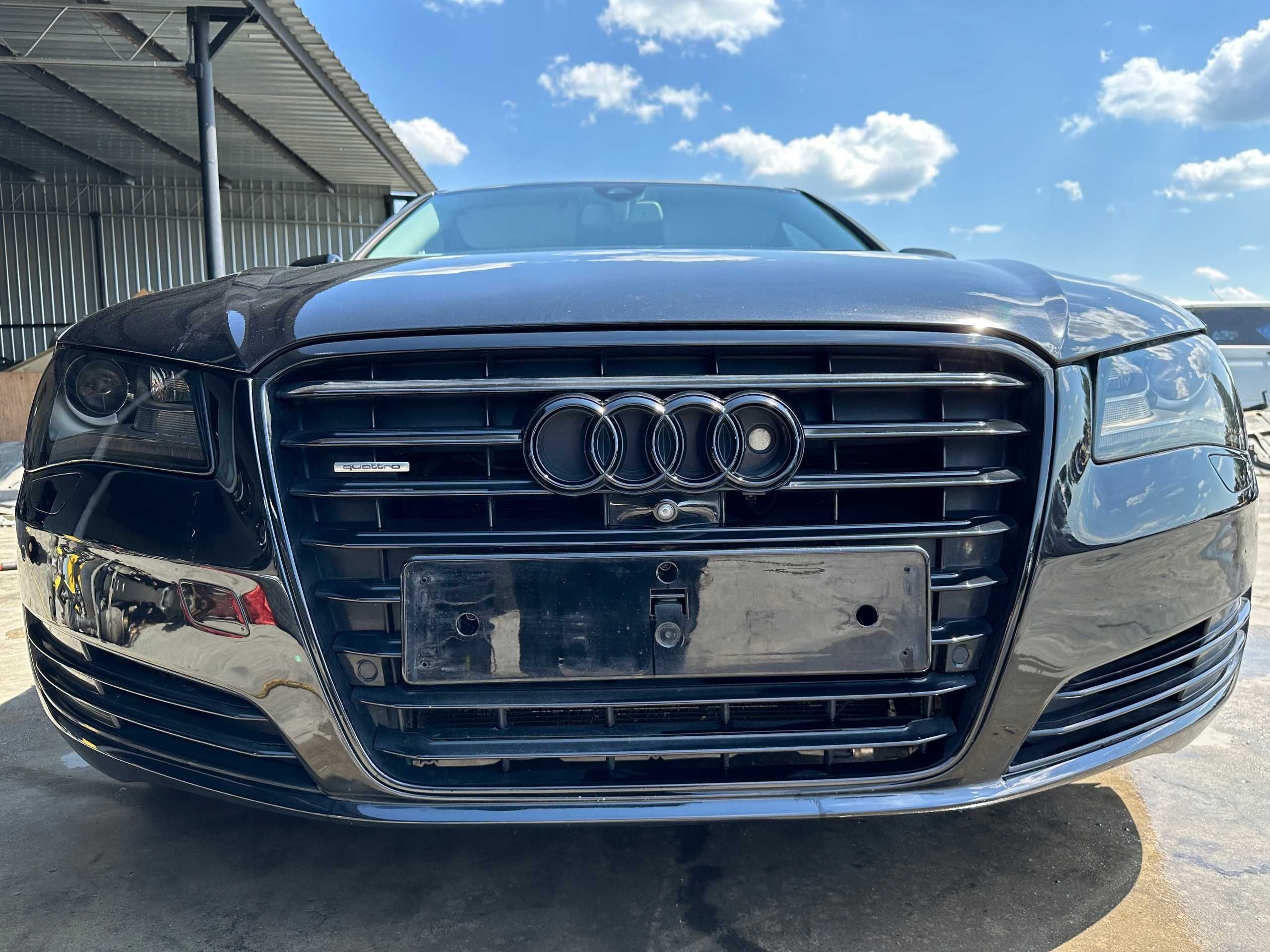 AUDI A8 D4 4H бампер передній ауді а8 д4 4н разбор запчасть деталь