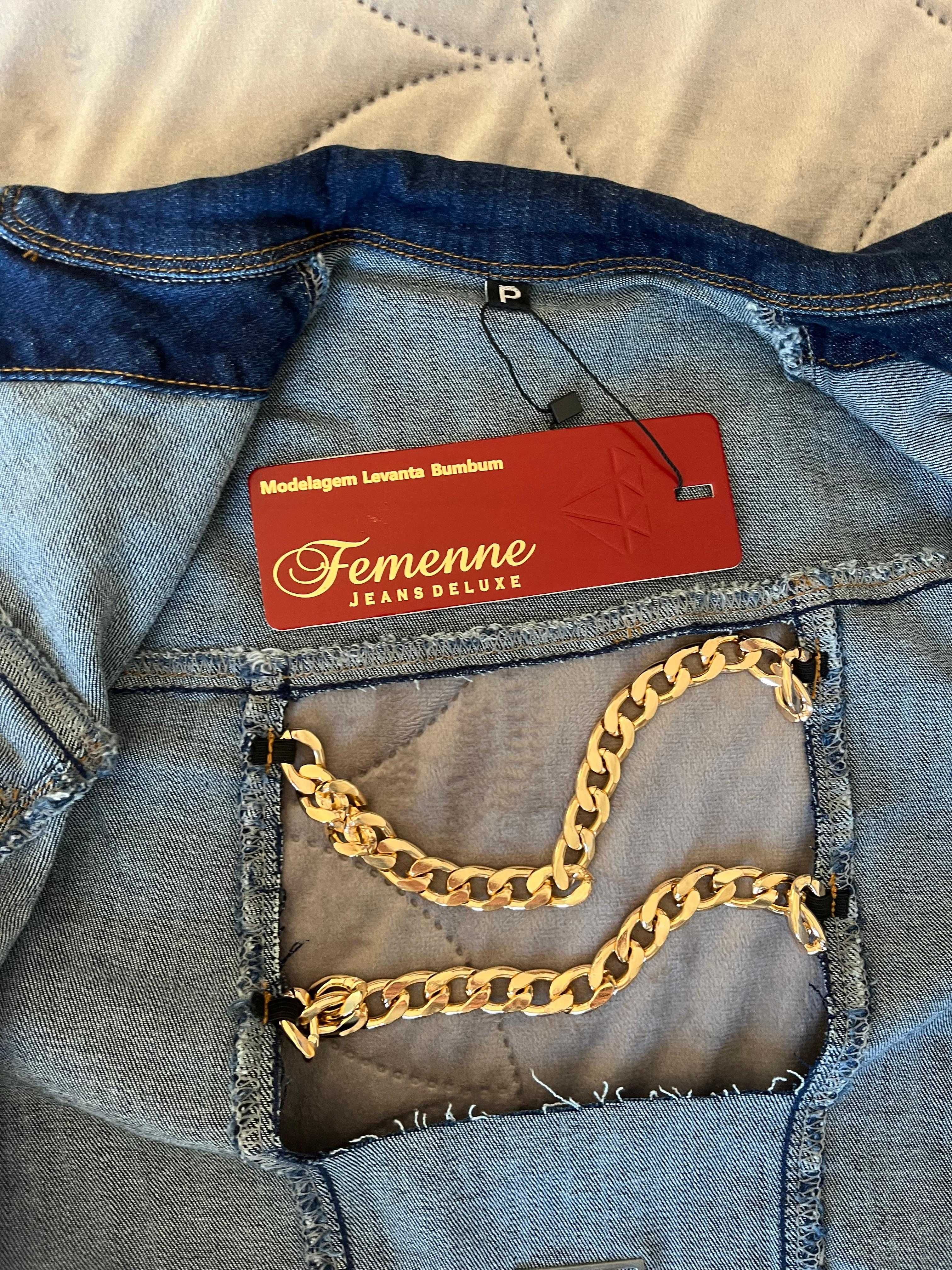 casaco Femenne jeans deluxe