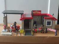 Playmobil bombeiros maleta