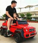 Mercedes 6x6 do 110 kg  6x45W na akumulator MP4