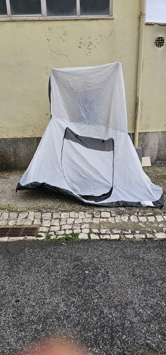 Tenda de campismo com mesa de aluminio