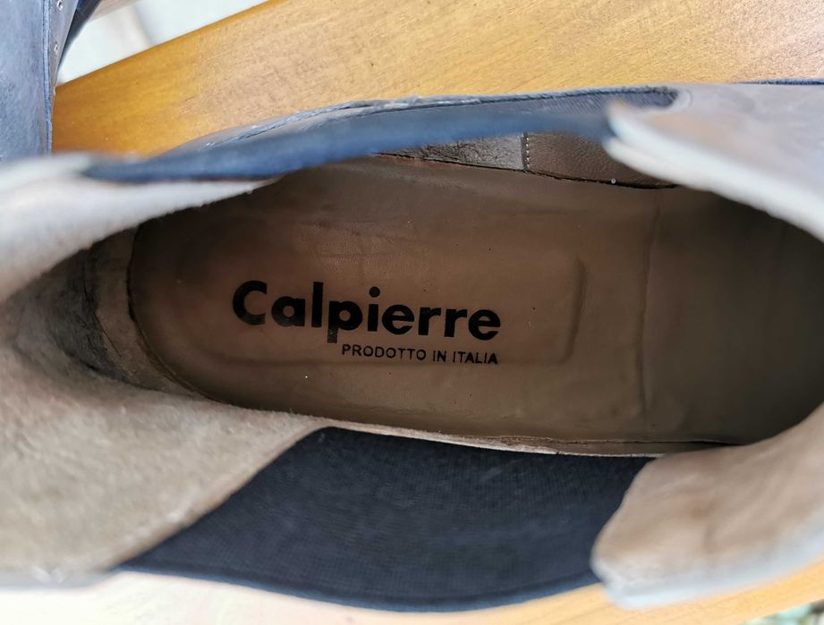 Кожаные демисезонные ботинки челси Calpierre 40 р. Оригинал Италия