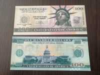 Banknoty 100 dolarów zestaw kolekcjonerski
