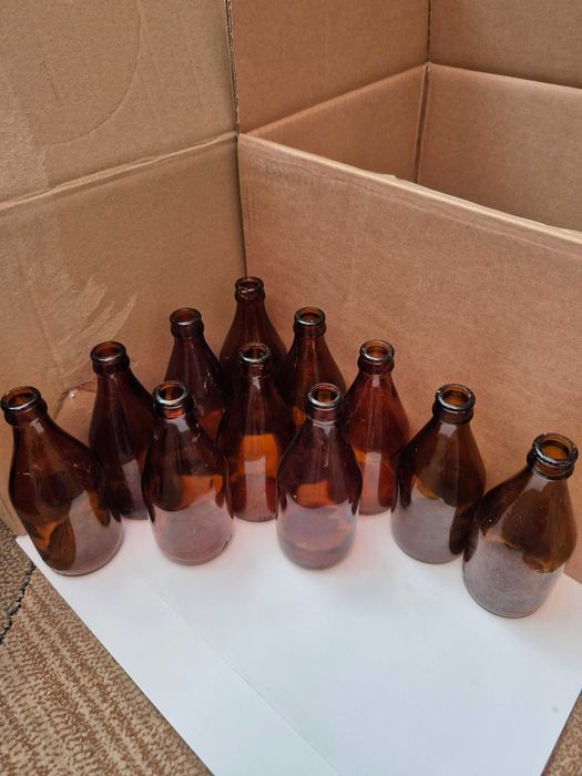 Butelki bączki po piwie z prl