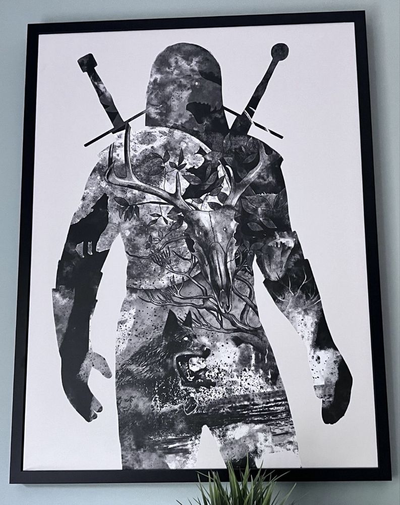 Wiedźmin - plakat w ramie