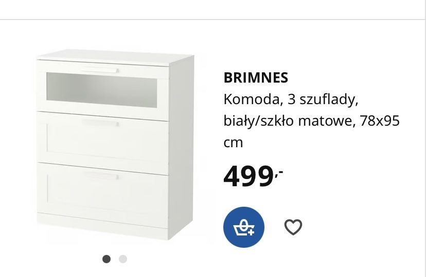 Komoda  IKEA Brimnes 78x95