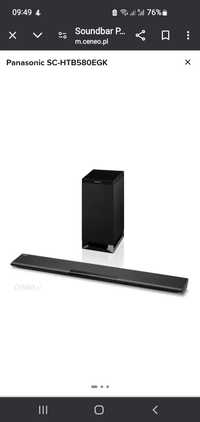 Mocny soundbar panasonic SU-HTB580