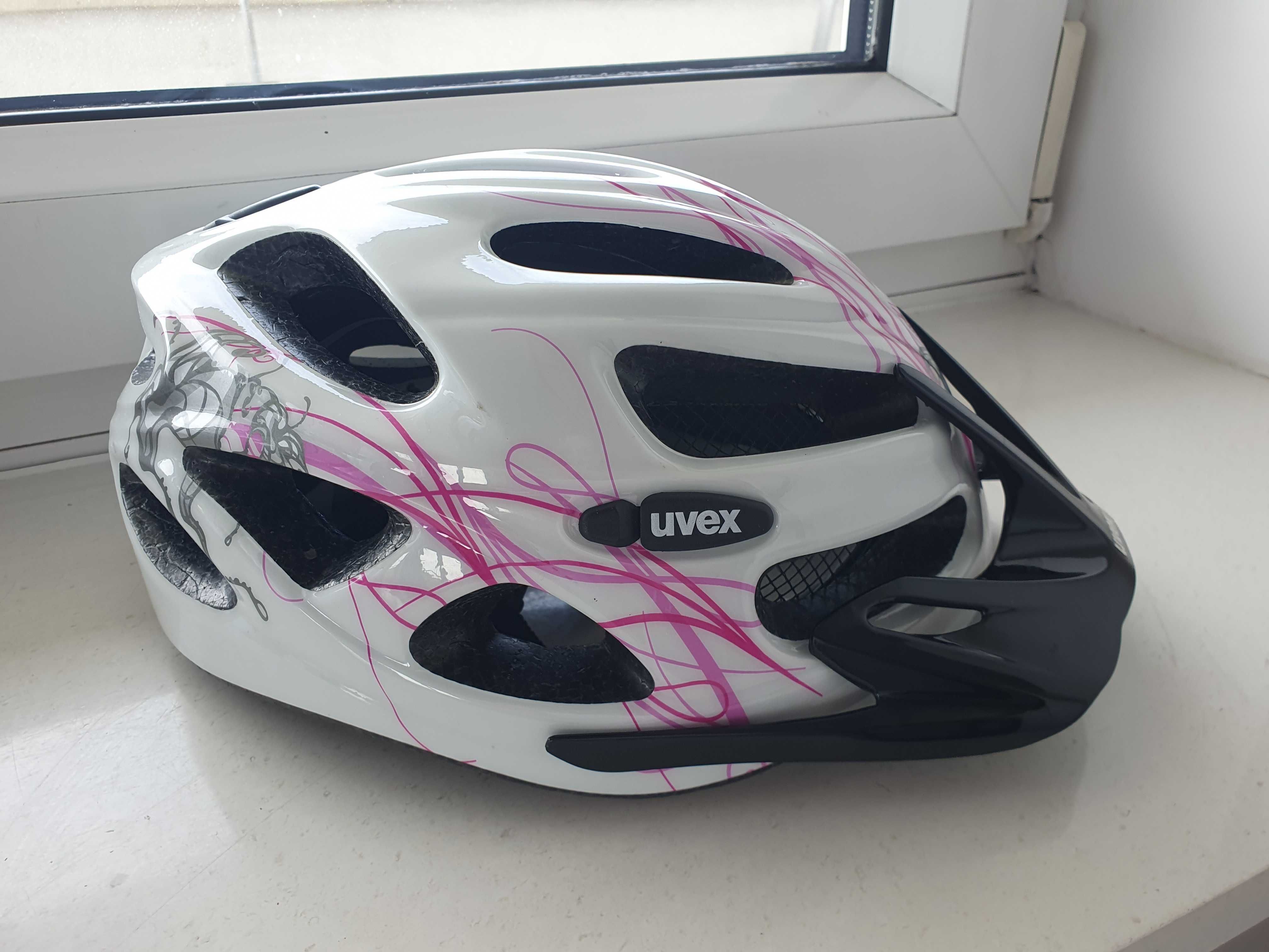 Kask rowerowy damski UVEX Onyx r. 52-57 cm jak nowy