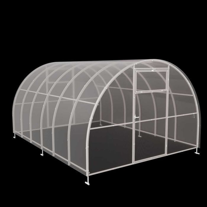 Szklarnia z poliwęglanu Tunel 3x2-12m profile 20x20 POLIWĘGLAN 3-6mm